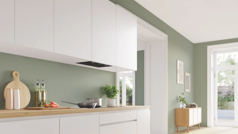 Bosch Series 6 52cm Integrated Rangehood, Black