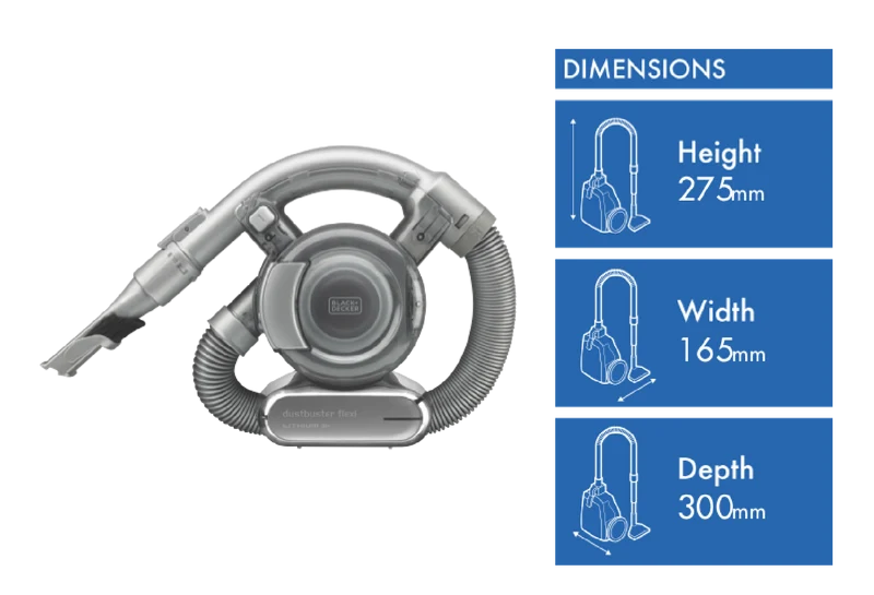 BLACK & DECKER Dusbuster 18.0V Flexi Handheld Vacuum