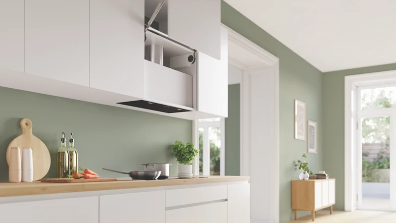 Bosch Series 6 70cm Integrated Rangehood, Black