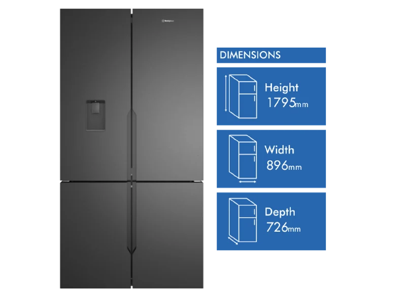 Westinghouse 564L Quad Door Refrigerator
