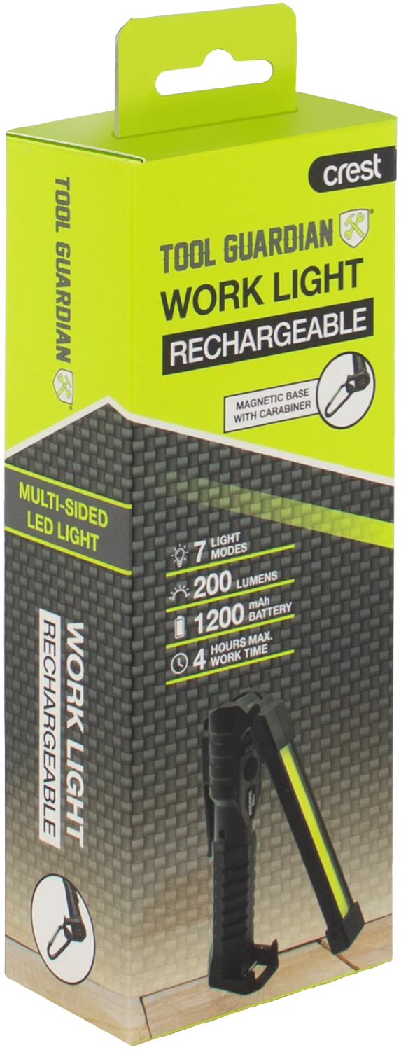 Tool Guardian Compact Magnetic Rechargeable Worklight