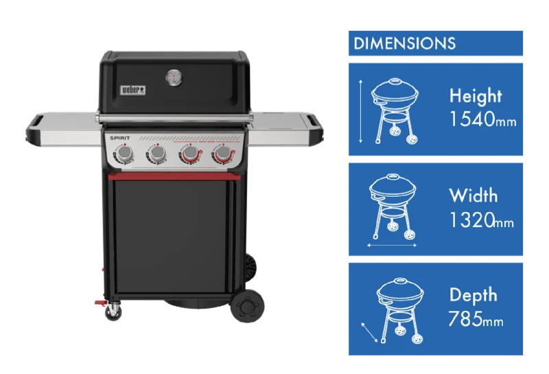 Weber Spirit E-425 4-Burner Gas Barbecue (LPG)