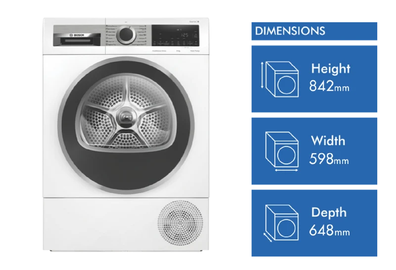 Bosch 8kg Heat Pump Dryer