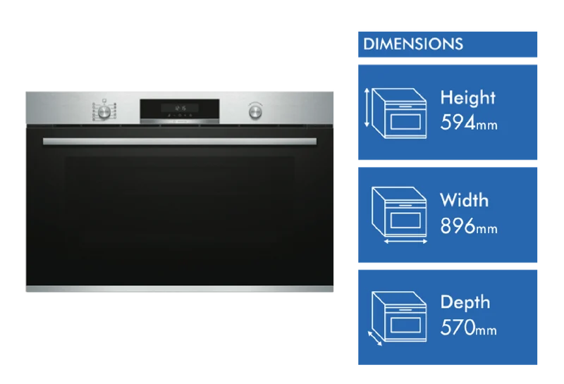 Bosch Series 6 90cm Pyrolytic Oven