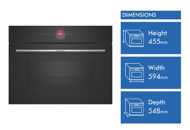 Bosch Series 8 45cm Built In Combination Microwave Oven