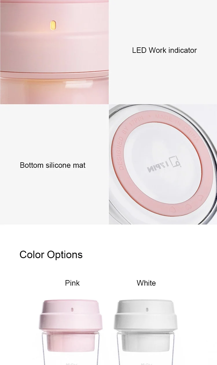 Xiaomi Mixer Fruits portable Cup Magnetic 400ml