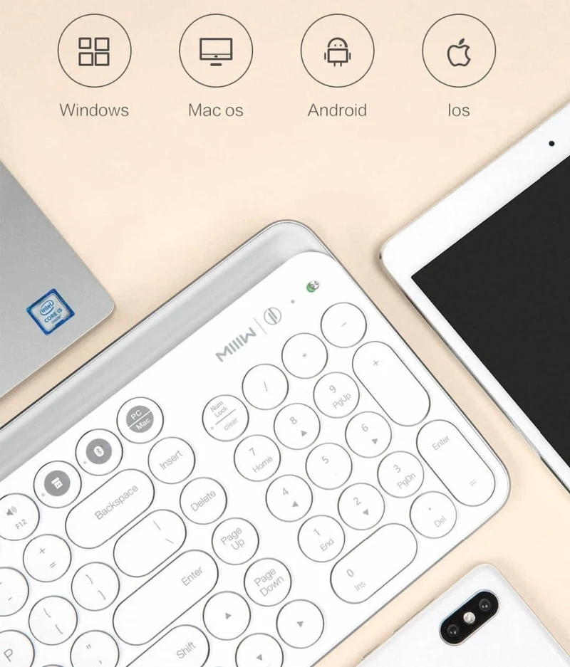 Xiaomi clavier Bluetooth dual mode 2.4GHz wireless 104 touches
