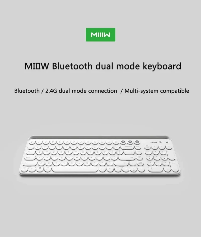 Xiaomi clavier Bluetooth dual mode 2.4GHz wireless 104 touches