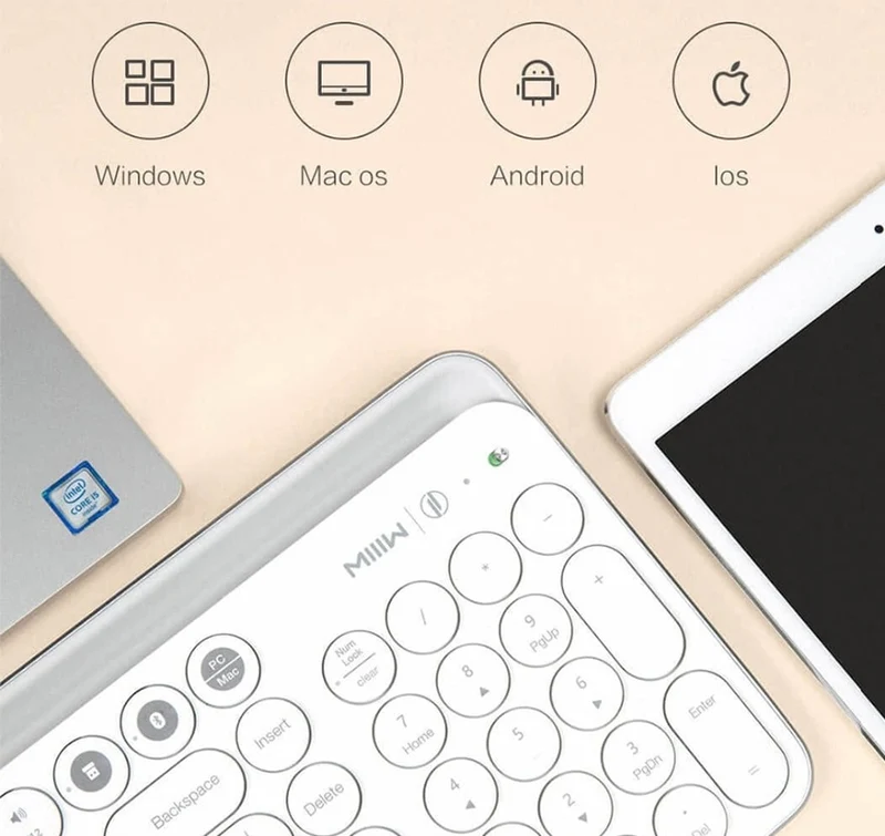 Xiaomi clavier Bluetooth dual mode 2.4GHz wireless 104 touches