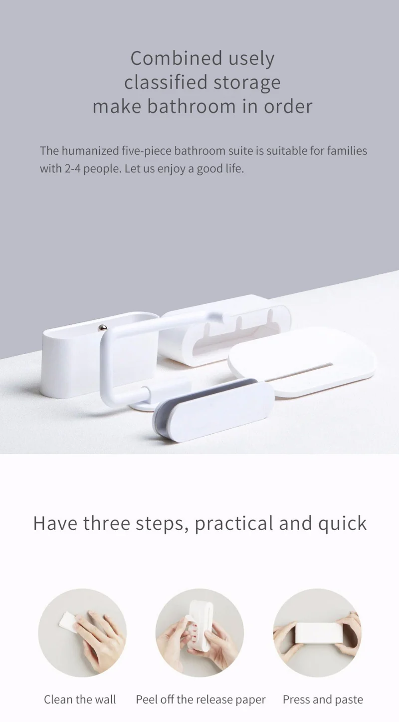 Xiaomi Mijia 5 in 1 Sets pour salle de bain