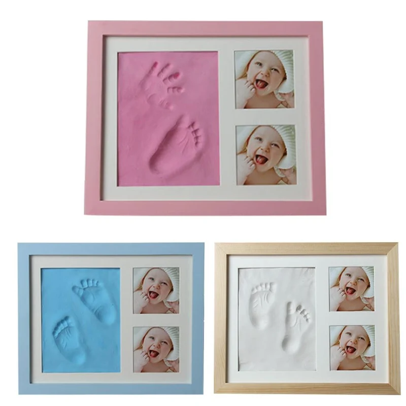Cadre empreintes bébé 3 couleurs disponibles