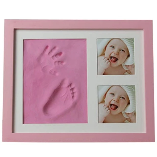 Cadre empreintes bébé 3 couleurs disponibles