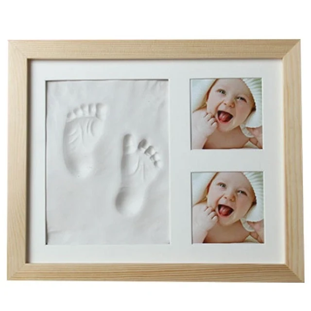 Cadre empreintes bébé 3 couleurs disponibles