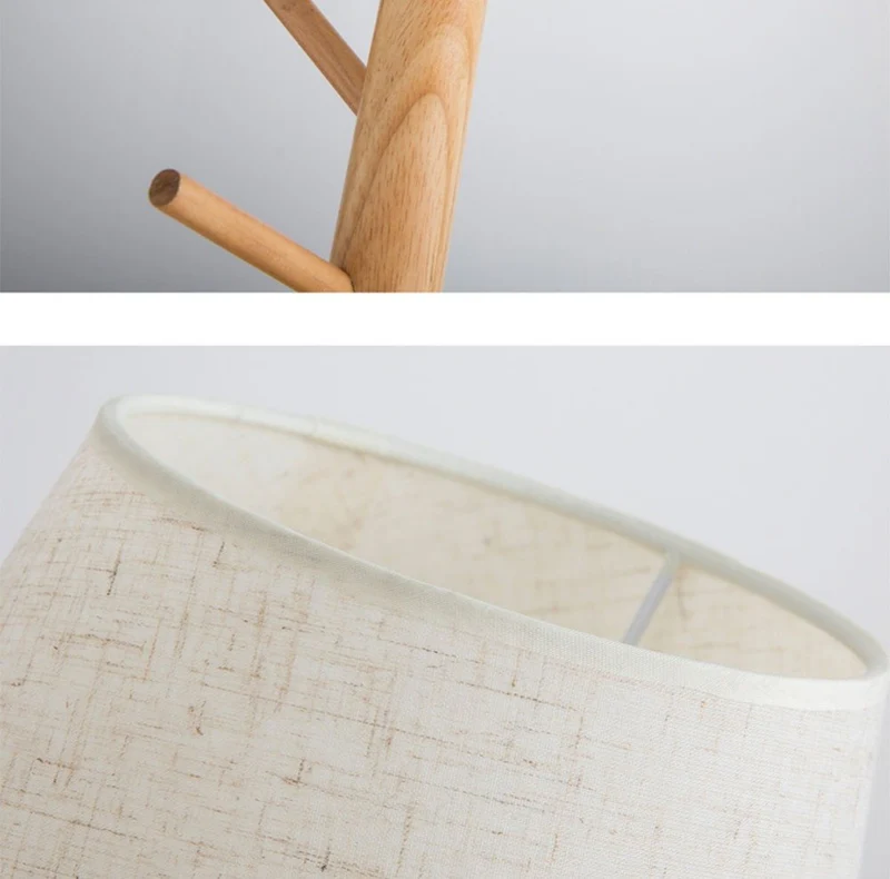 Lampe de chevet en bois style Nordique