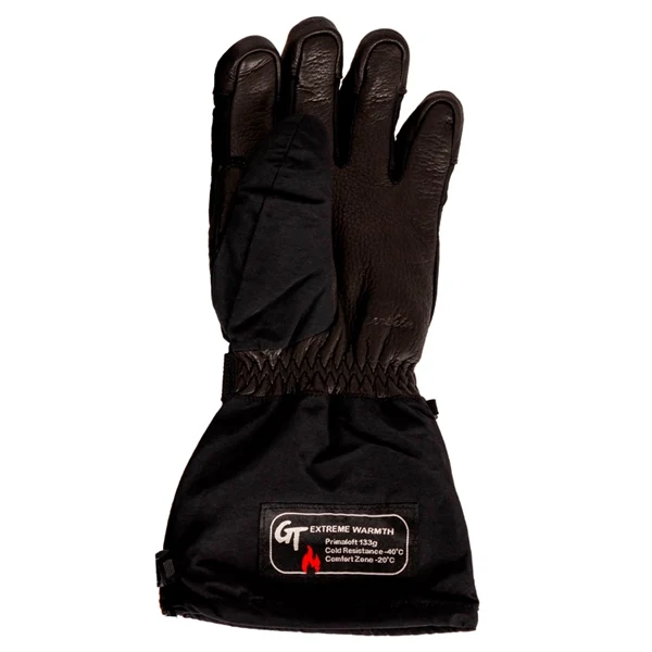 Green Trail Deer Leather Gloves