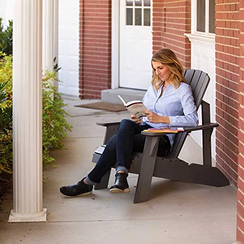 Lifetime Faux Wood Adirondack Chair, Gray - 60204