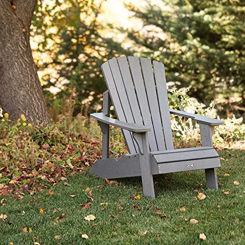 Lifetime Faux Wood Adirondack Chair, Gray - 60204