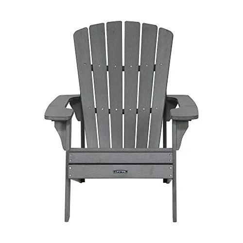 Lifetime Faux Wood Adirondack Chair, Gray - 60204