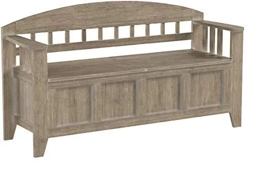 Linon Bench, Natural Wash