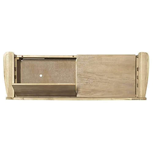 Linon Bench, Natural Wash