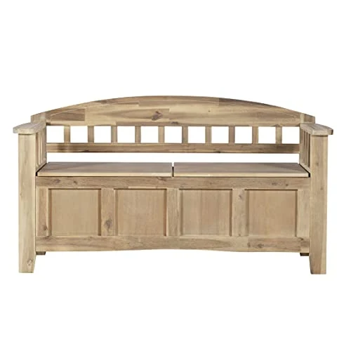 Linon Bench, Natural Wash