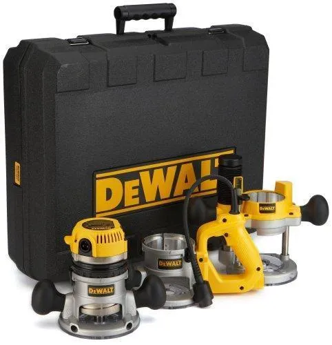 DEWALT Router, Fixed/Plunge Base Kit, 12-Amp, 2-1/4-HP (DW618B3)