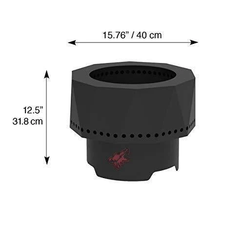 Blue Sky Outdoor Living PFP1513-AC Portable Fire Pit, Arizona Coyotes