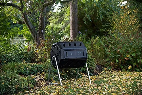 IM4000 Dual Chamber Tumbling Composter (Black)