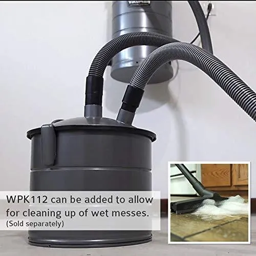 VacuMaid GV50R Wall Mounted Garage and Car Vacuum with 50 ft Hose and Tools