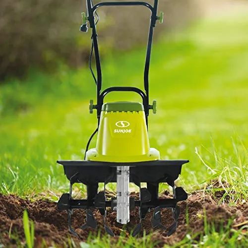 Sun Joe TJ604E 16-Inch 13.5 AMP Electric Garden Tiller/Cultivator,Black