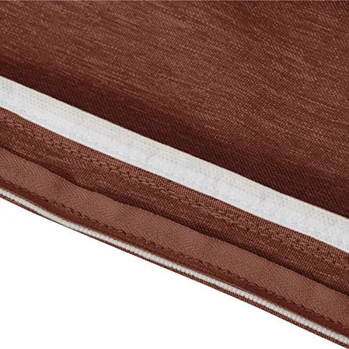 Classic Accessories Montlake Water-Resistant 21 x 21 x 5 Inch Square Outdoor Seat Cushion, Patio Furniture Chair Cushion, Heather Henna Red