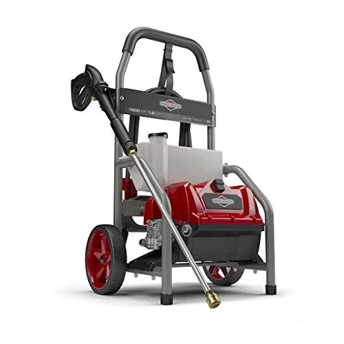 Briggs & Stratton 20680 Electric Pressure Washer, 1800 PSI, 1.2 GPM, Red/Gray/Titanium