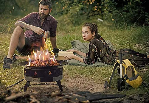 Outland Living Model 823 Portable Propane Fire Pit, Black