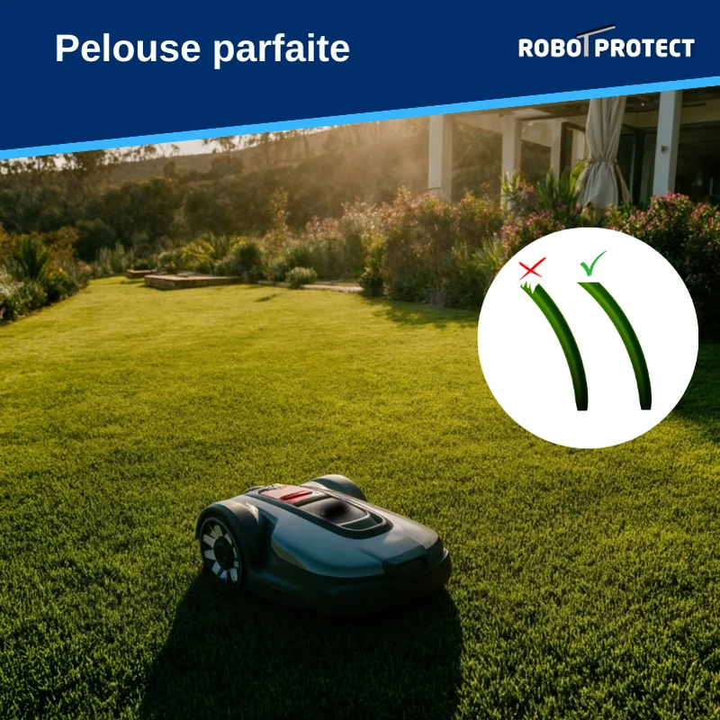 30 lames robot tondeuse compatibles Husqvarna, Segway et Gardena + vis