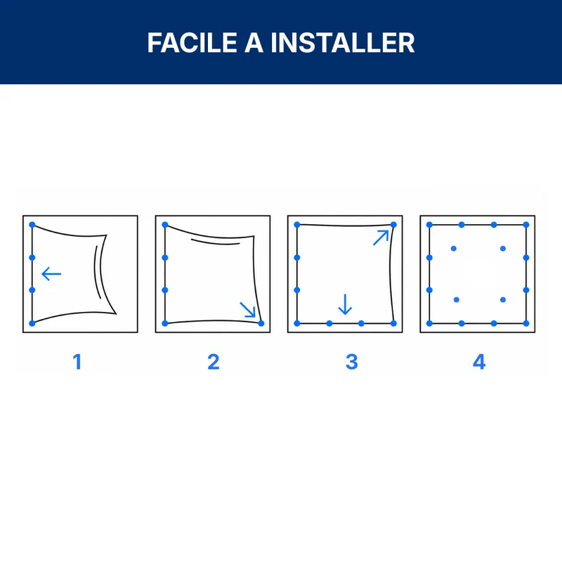 Gazon hybride (100 x 100 cm) - Grille de pelouse flexible pour robot tondeuse