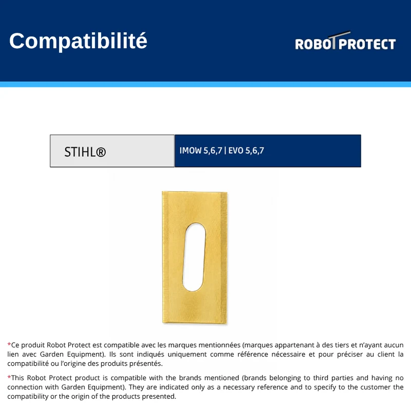 30 Lames robot tondeuse compatibles STIHL iMOW