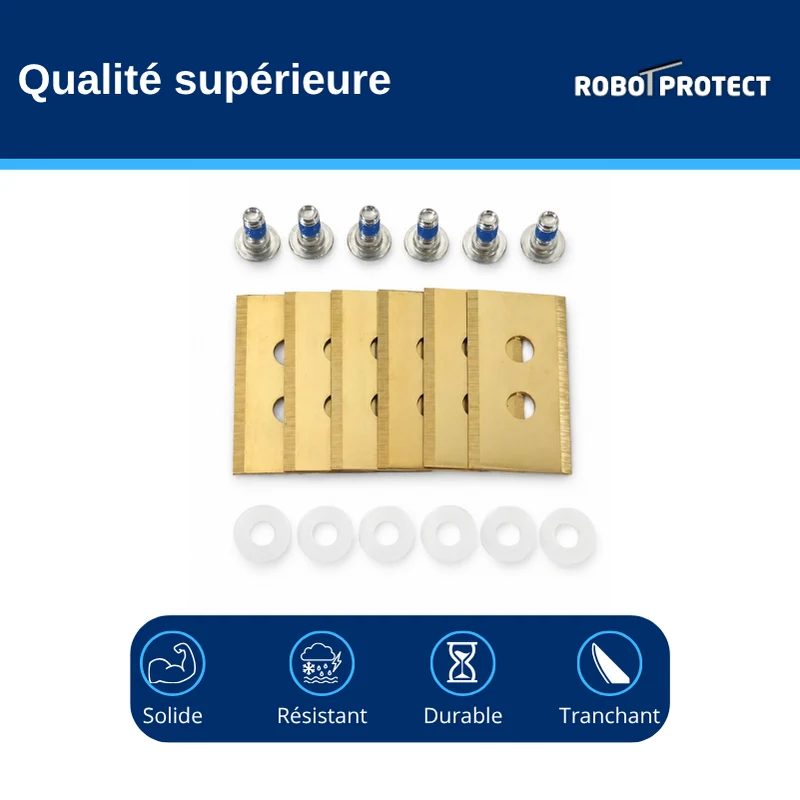 30 Lames robot tondeuse compatibles Mammotion + vis
