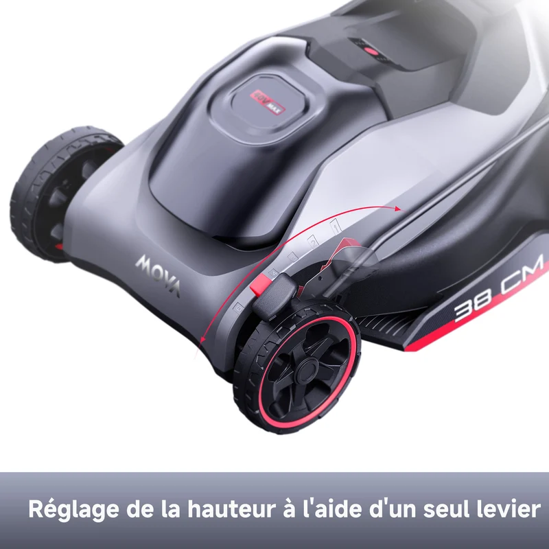 MOVA GL415 Tondeuse à gazon sans balais 40 V, 38 cm