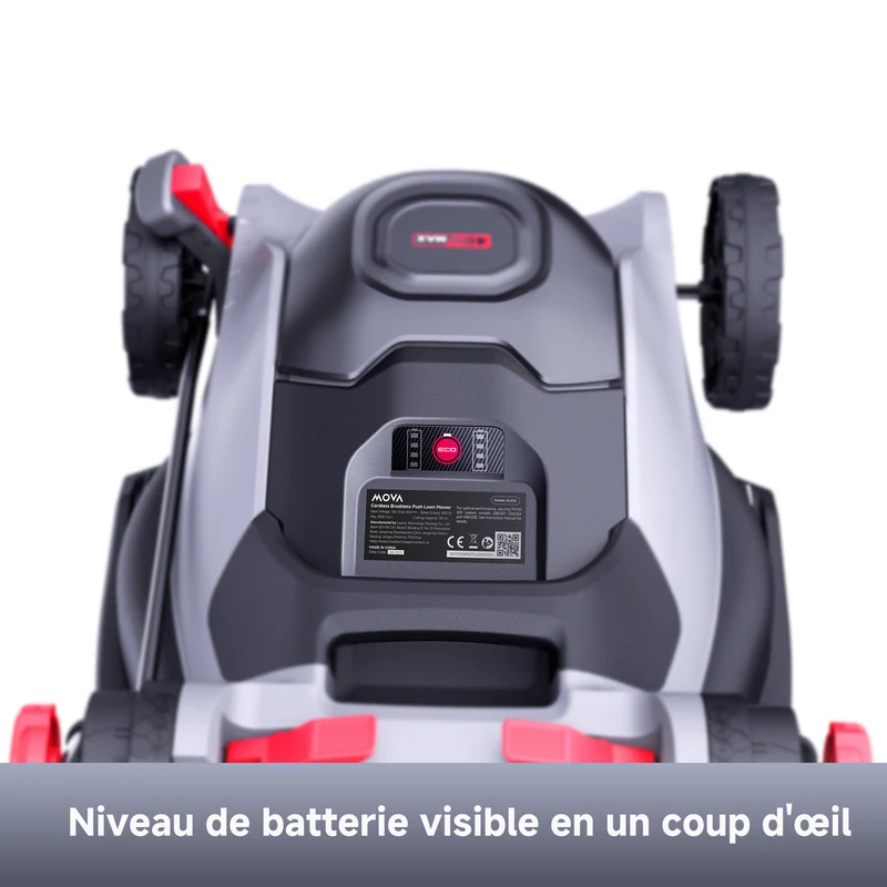 MOVA GL415 Tondeuse à gazon sans balais 40 V, 38 cm