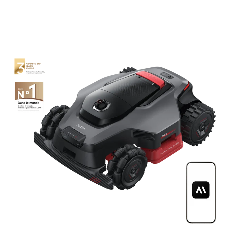 MOVA Robot tondeuse LiDAX Ultra AWD - Solde restant