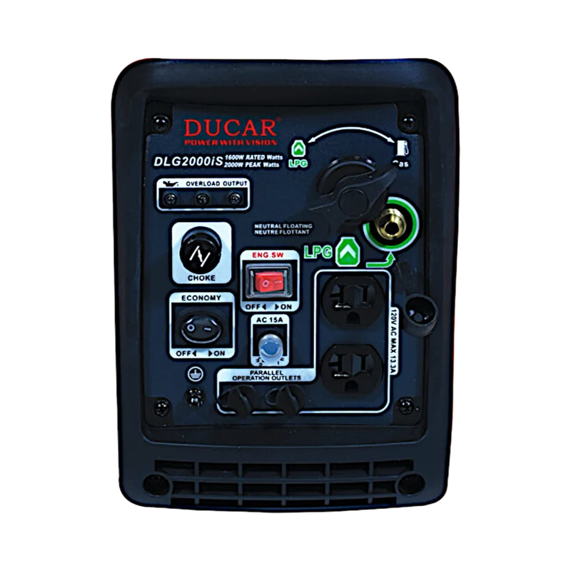 DUCAR DUEDLG2000IS GENERATRICE ESSENCE ET PROPANE