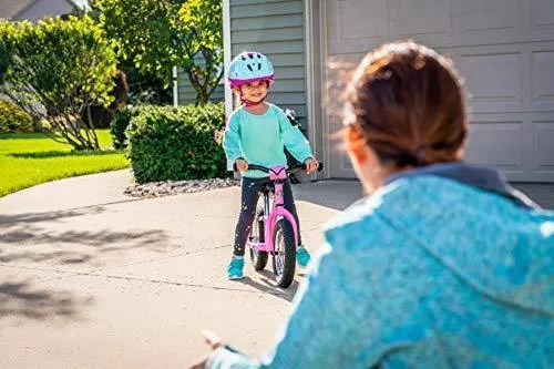 Schwinn Toddler Balance Bike, 12-Inch Wheels, Beginner Rider Training, Pink