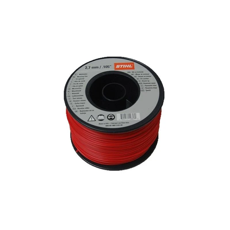 Fil rond Ø 2,7 mm x 208 m rouge