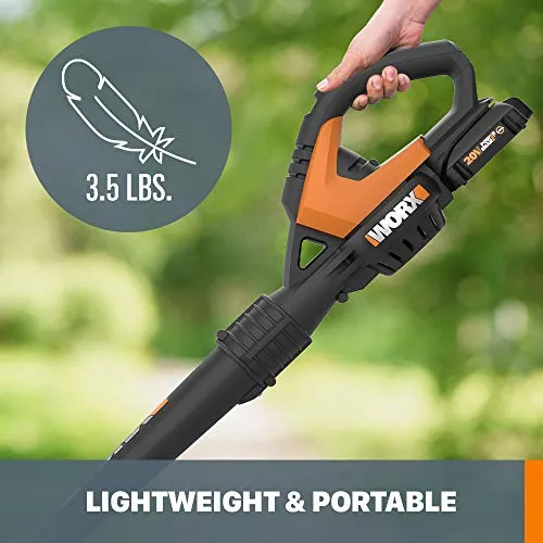 WORX WG545.4 20V Power Share AIR 4.0Ah Cordless Leaf Blower & Sweeper