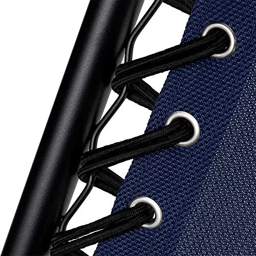 Caravan Canopy Infinity Zero Gravity Steel Frame Patio Deck Chair, Blue (Pair)