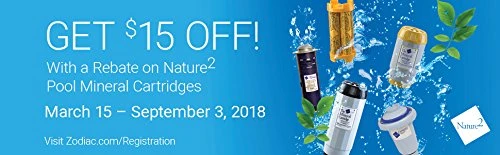 Nature2 W28002 DuoClear Mineral Cartridge For DuoClear Pool Sanitizers, 45 Replacement