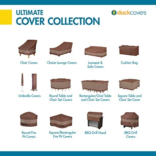 Duck Covers Ultimate Waterproof 104 Inch Patio Sofa Cover, Patio Furniture Covers