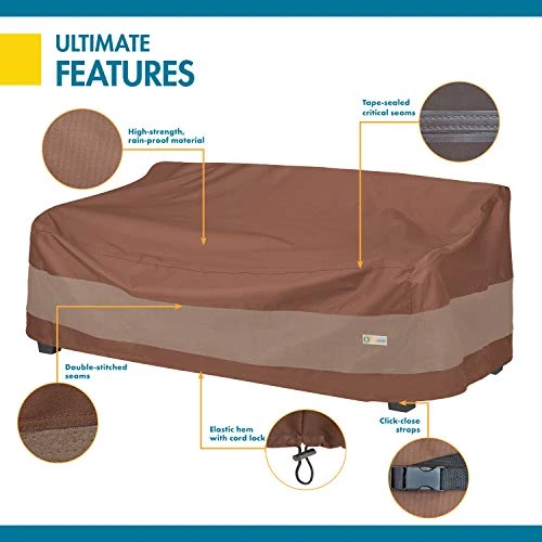 Duck Covers Ultimate Waterproof 104 Inch Patio Sofa Cover, Patio Furniture Covers