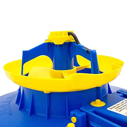 POOL BLASTER Leaf Vac Cordless Hoseless Pool Leaf Vacuum & Skimmer, Battery-Powered Swimming Pool Leaf Catcher with Heavy Duty Mesh Bag, for Inground and Above Ground Pools, by Water Tech