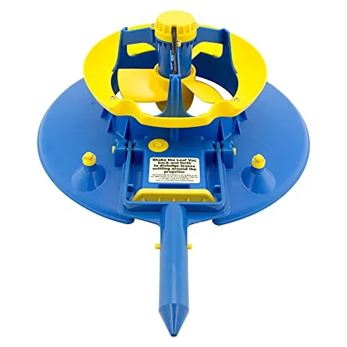 POOL BLASTER Leaf Vac Cordless Hoseless Pool Leaf Vacuum & Skimmer, Battery-Powered Swimming Pool Leaf Catcher with Heavy Duty Mesh Bag, for Inground and Above Ground Pools, by Water Tech